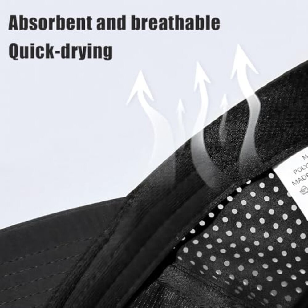 Quick Dry Baseball Cap Adjustable Mesh Breathable… - image 6